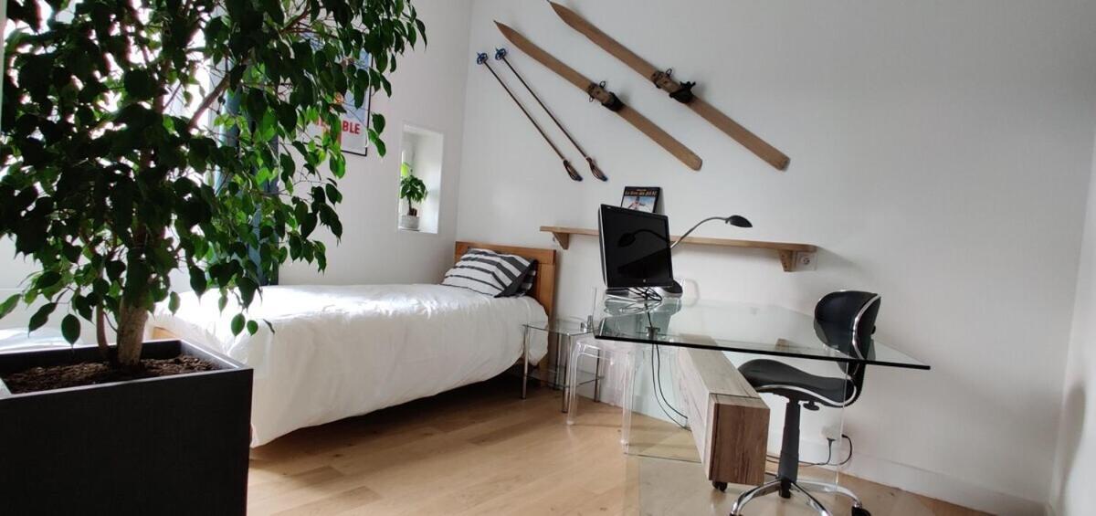 Hotegam Agency, 70 Rue Thiers Championnet, Close Sncf, New & Design, 2 Bedrooms, 1 Office Grenoble Kamer foto