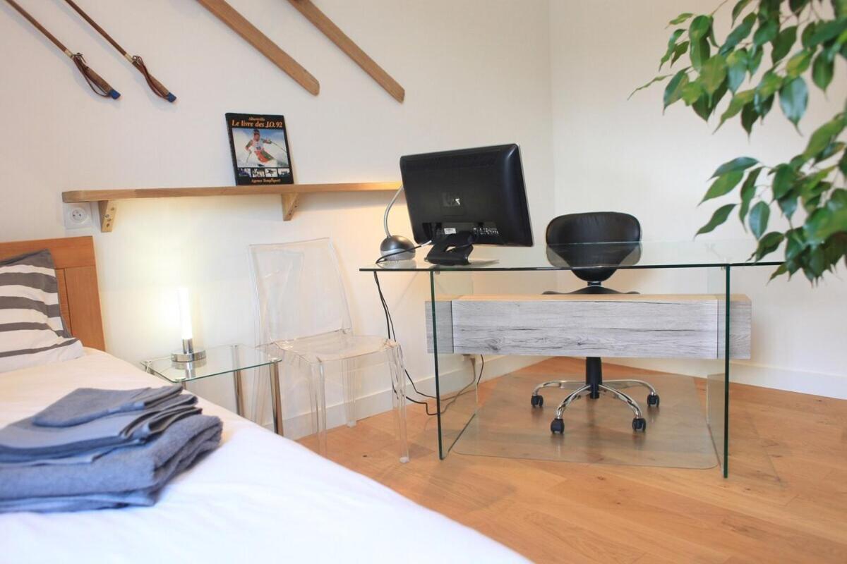 Hotegam Agency, 70 Rue Thiers Championnet, Close Sncf, New & Design, 2 Bedrooms, 1 Office Grenoble Kamer foto